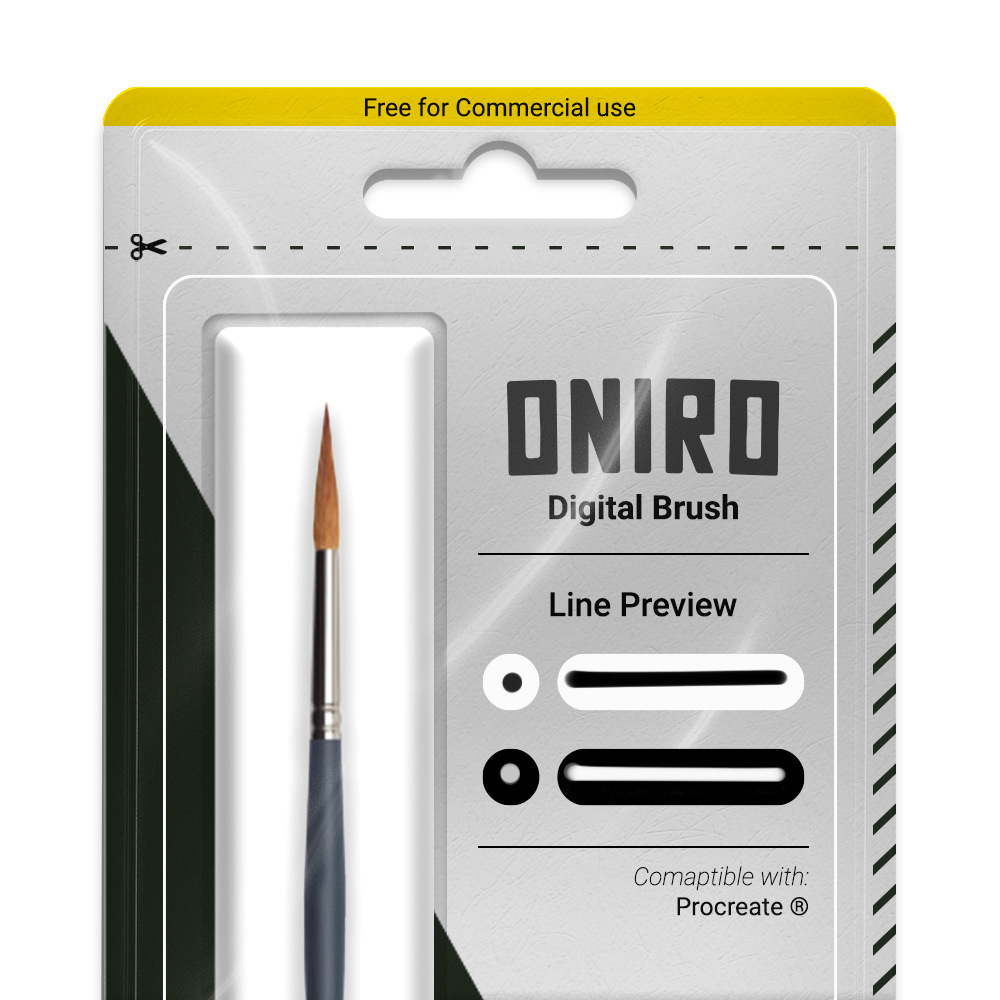 Ink Master - Pincel para Procreate de Oniro