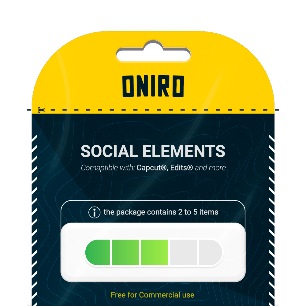 Progress Bar (6 Step green) - 4K PNG