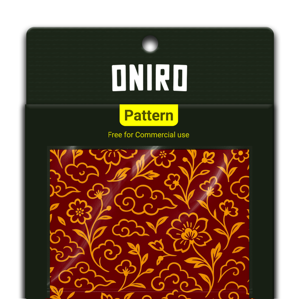 Fiori Celesti (Pattern 4K PNG) - by Oniro