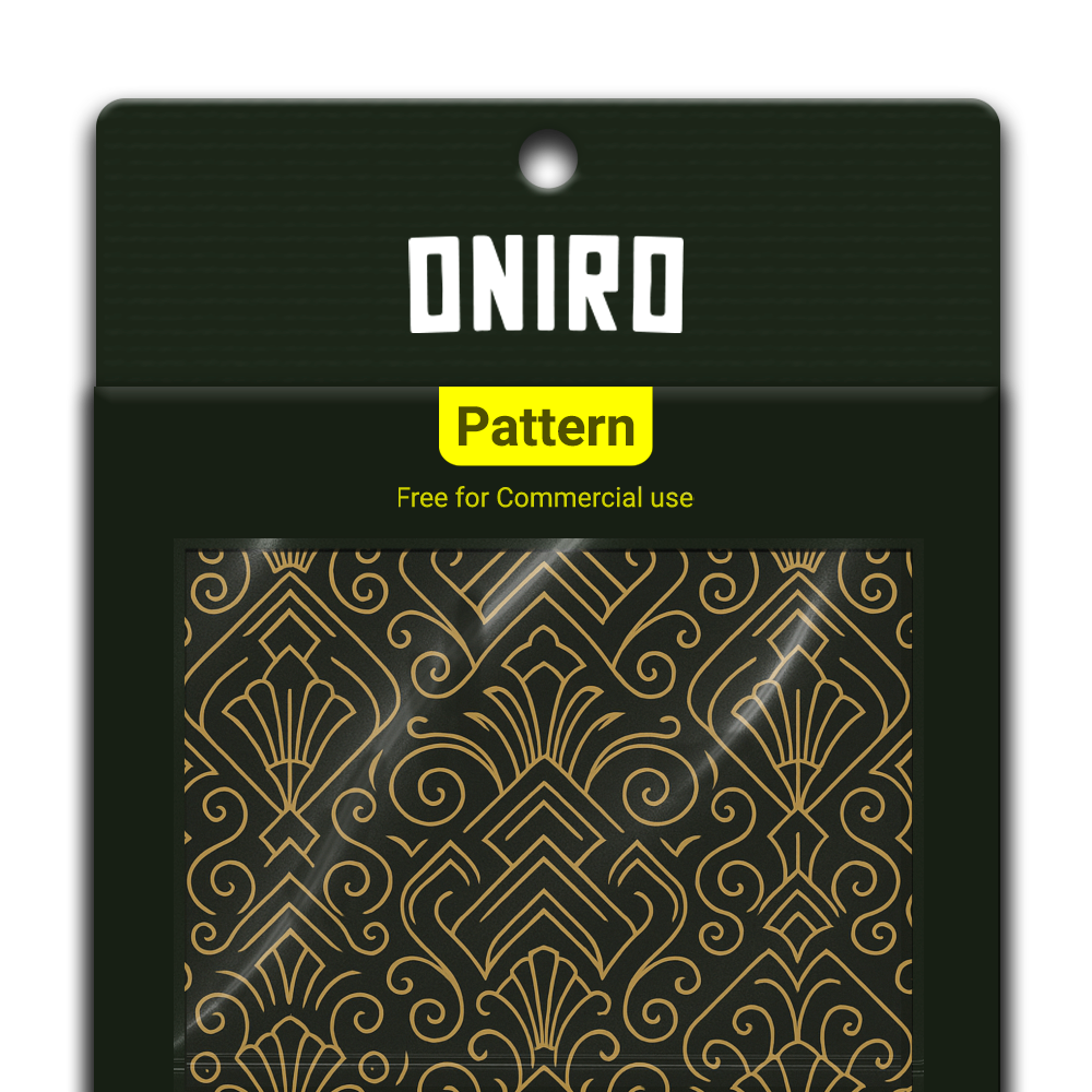 Lusso Dorato (Pattern 4K PNG) - by Oniro
