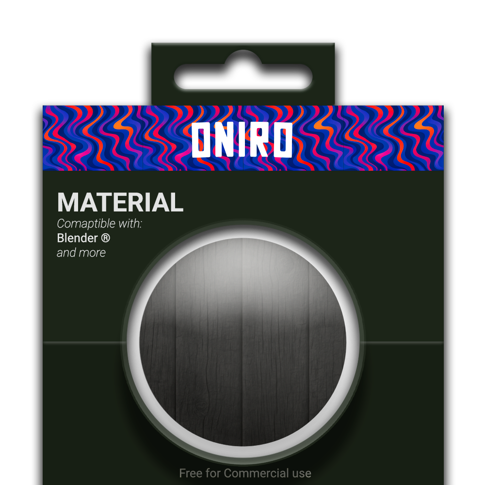 Legno carbonizzato (Material 3D) - by Oniro