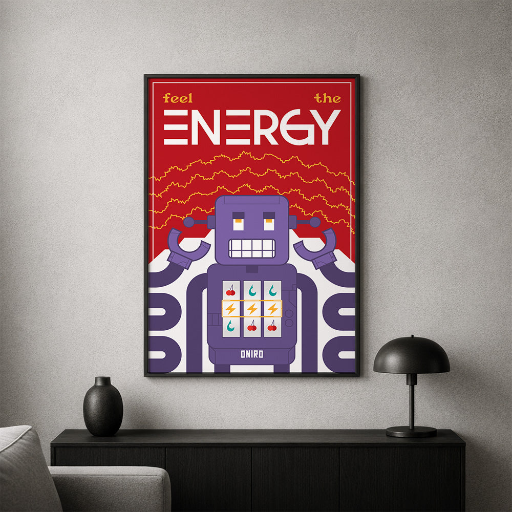 Poster 50x75 Oniro Poster Collection - EnergyBot (no frame)