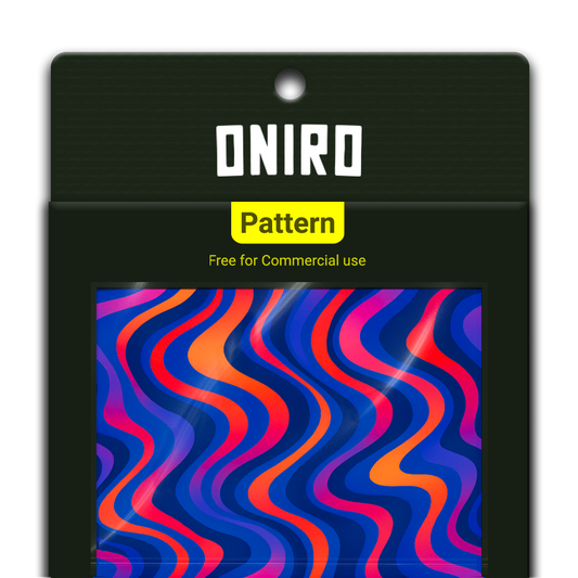 Onde Fluide (Pattern 4K PNG) - by Oniro