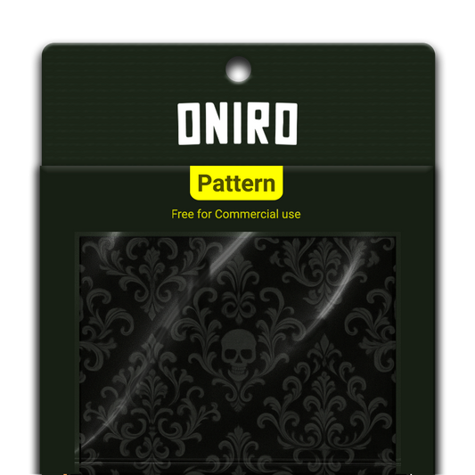 Barocco Oscuro (Pattern 4K PNG) - by Oniro